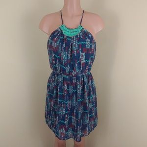 As U Wish Spaghetti Strap Halter Dress Size S